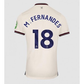 Lacne Muži Futbalové dres West Ham United Mateus Fernandes #18 2025-26 Krátky Rukáv - Preč